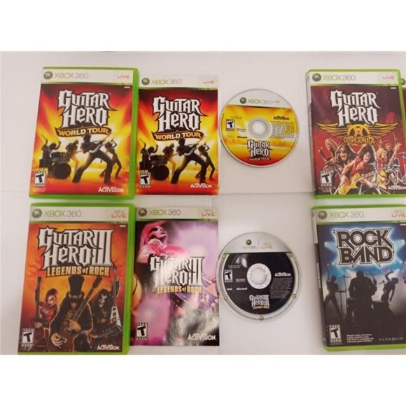 Xbox 360 Guitar Hero Gibson Les Paul Guitar Wireless Controller Bundle 4… - Picture 9 of 10